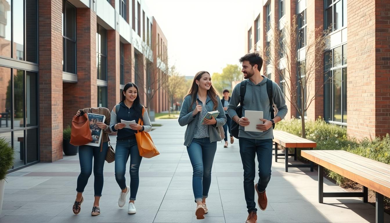 Student developing practical and academic skills